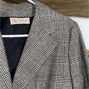 Vintage Houndstooth Blazer - Evan Picone